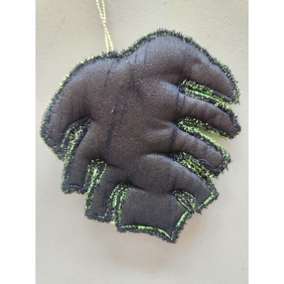 New Paul Smith Christmas Embroidery Ornament Green Leaf - Picture 5 of 5